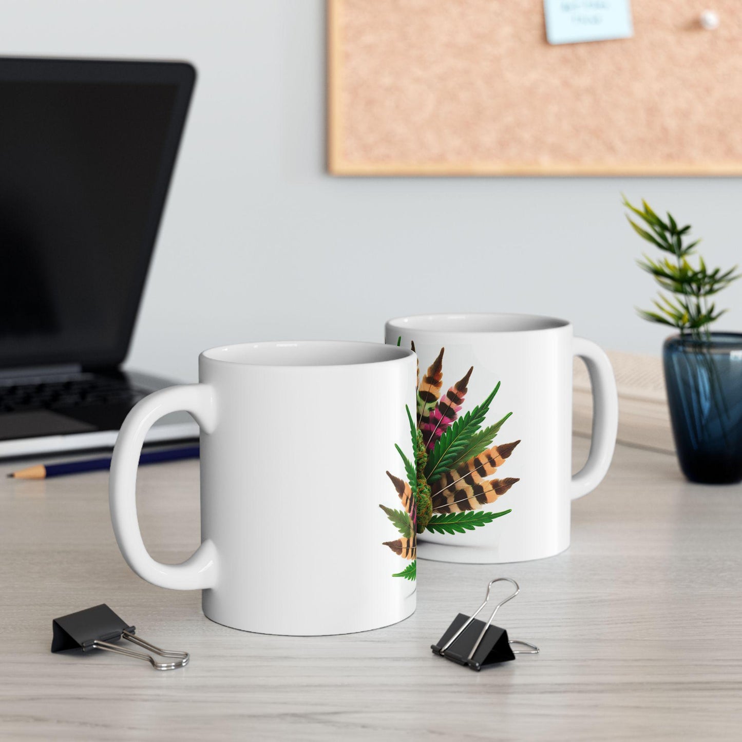420 TURKEY - Weed Coffee Mug (11oz) - Thanksgiving Gift for Weed Smokers, Stoners, Growers; Wake & Bake / 420 Mug, Weed / Marijuana Gift