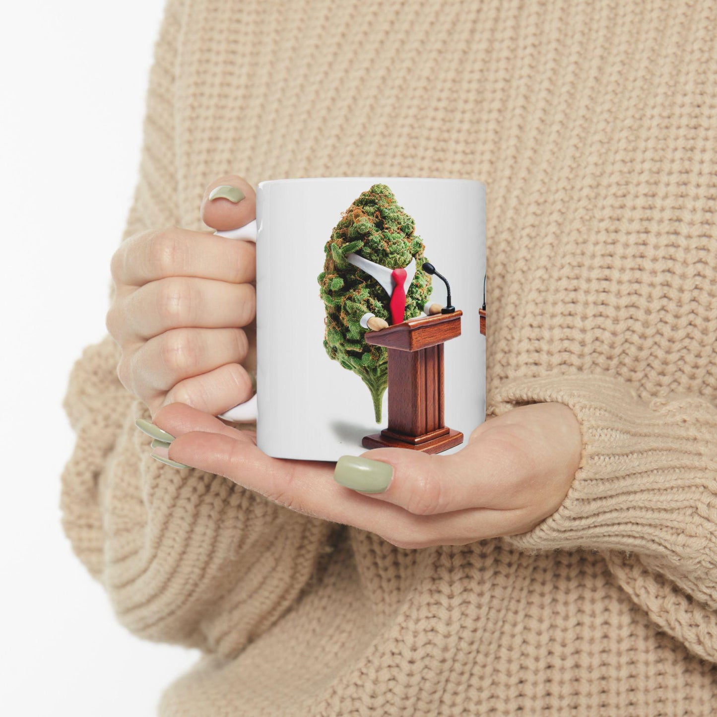 420 ELECTION DAY MUG - Weed Coffee Mug (11oz) - Thanksgiving Gift for Weed Smokers, Stoners, Growers; Wake & Bake / 420 Mug / Marijuana Gift