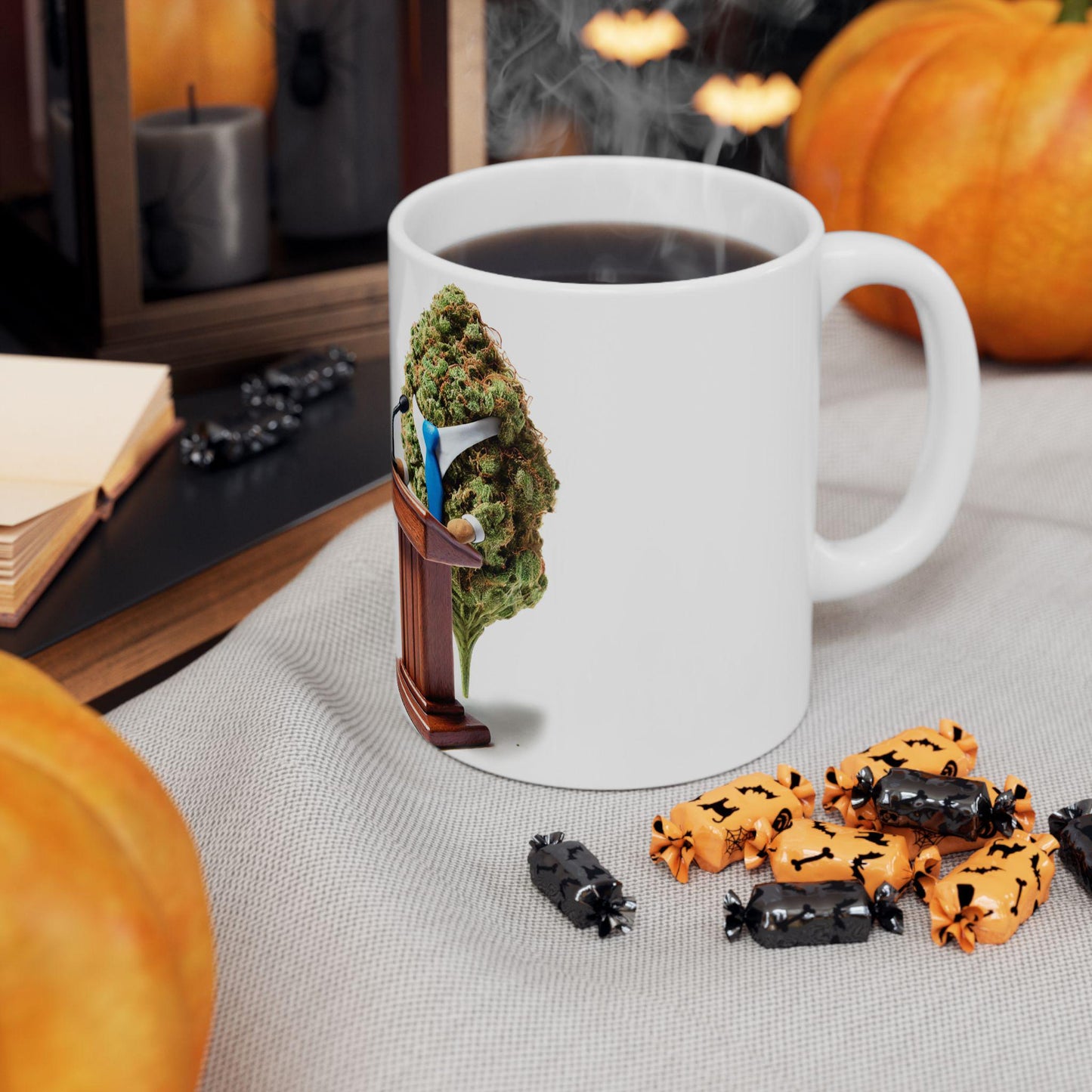 420 ELECTION DAY MUG - Weed Coffee Mug (11oz) - Thanksgiving Gift for Weed Smokers, Stoners, Growers; Wake & Bake / 420 Mug / Marijuana Gift