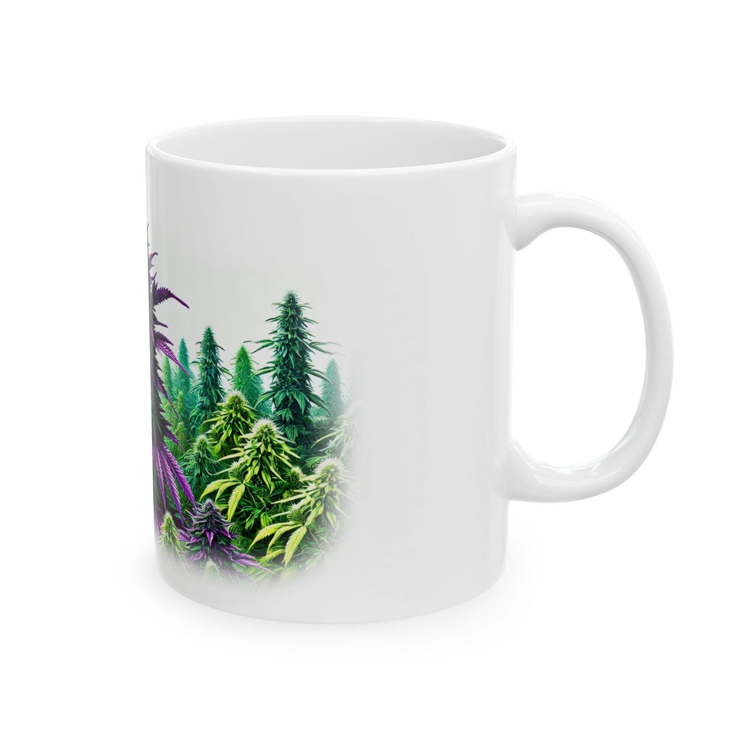 BLACK DOMINA - (11oz) WEED Strain Themed Coffee Mugs - Perfect Gift for Stoners/Smoker, Weed Mug for Marijuana Lovers; Funny Wake & Bake Mug