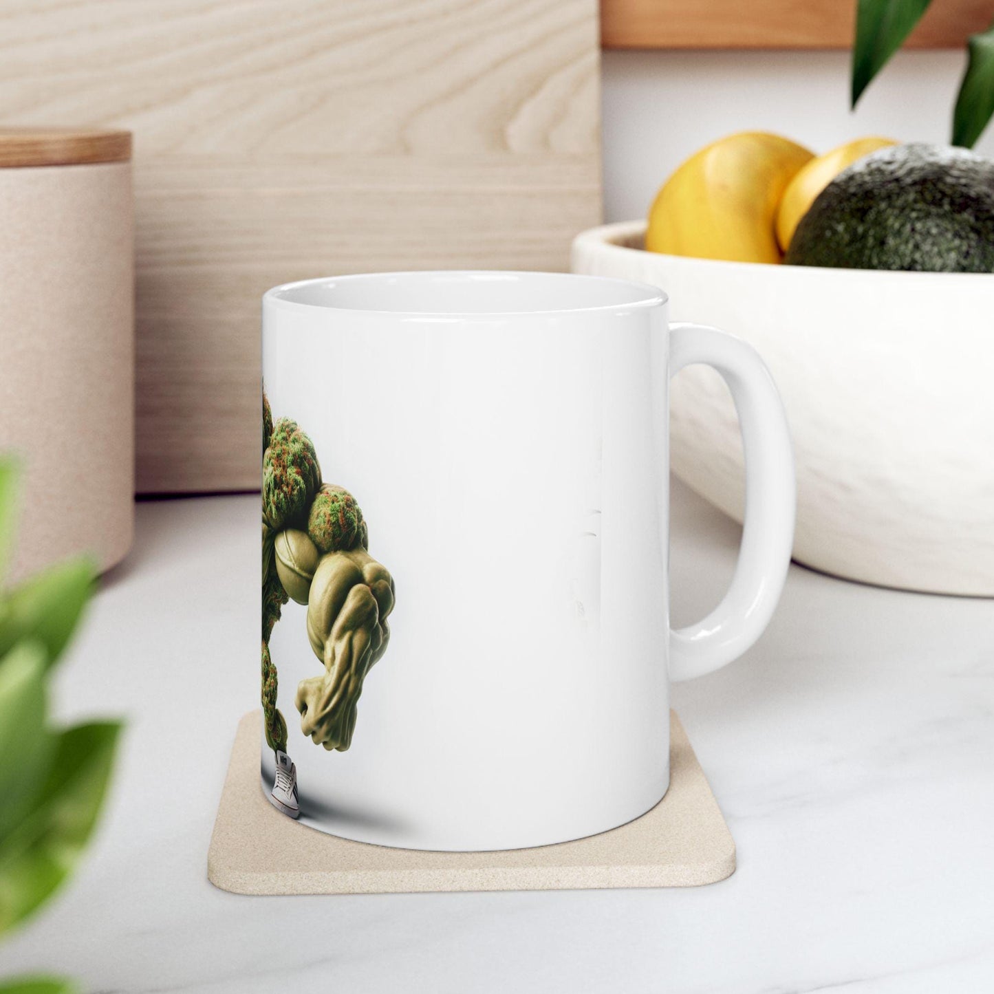 BRUCE BANNER - (11oz) Weed Strain Themed Coffee Mugs - Perfect Gift for Stoners/Smokers, Weed Mug for Cannabis Decor; Funny Wake & Bake Mug