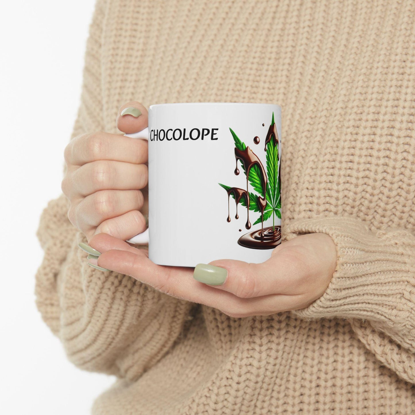 CHOCOLOPE - (11oz) Weed Strain Themed Coffee Mugs - Perfect Gift for Stoners/Smokers, Weed Mug for Cannabis Decor; Funny Wake & Bake Mug