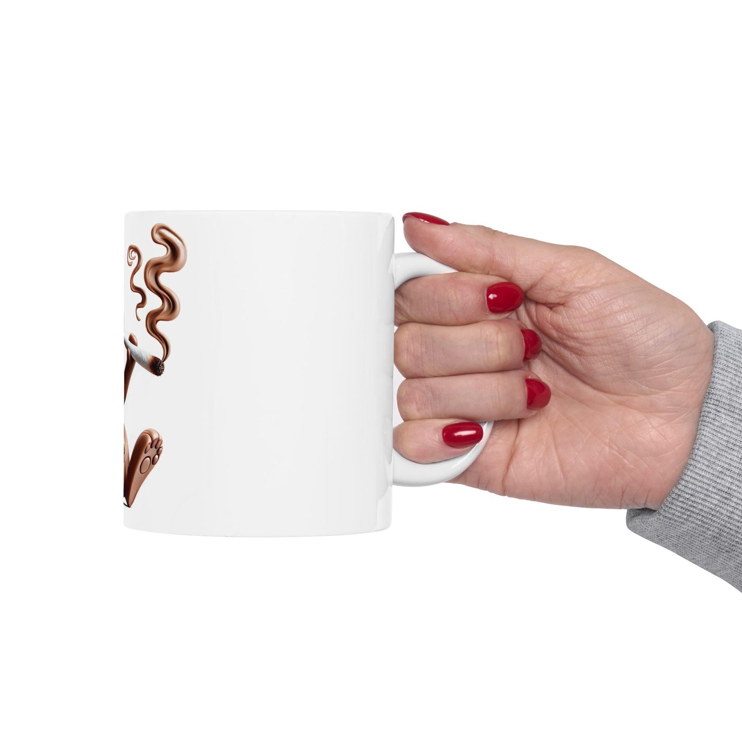 CHOCOLATE KUSH - (11oz) Weed Strain Themed Coffee Mugs - Perfect Gift for Stoners, Weed Mug for Cannabis Decor; Funny Wake & Bake Mug