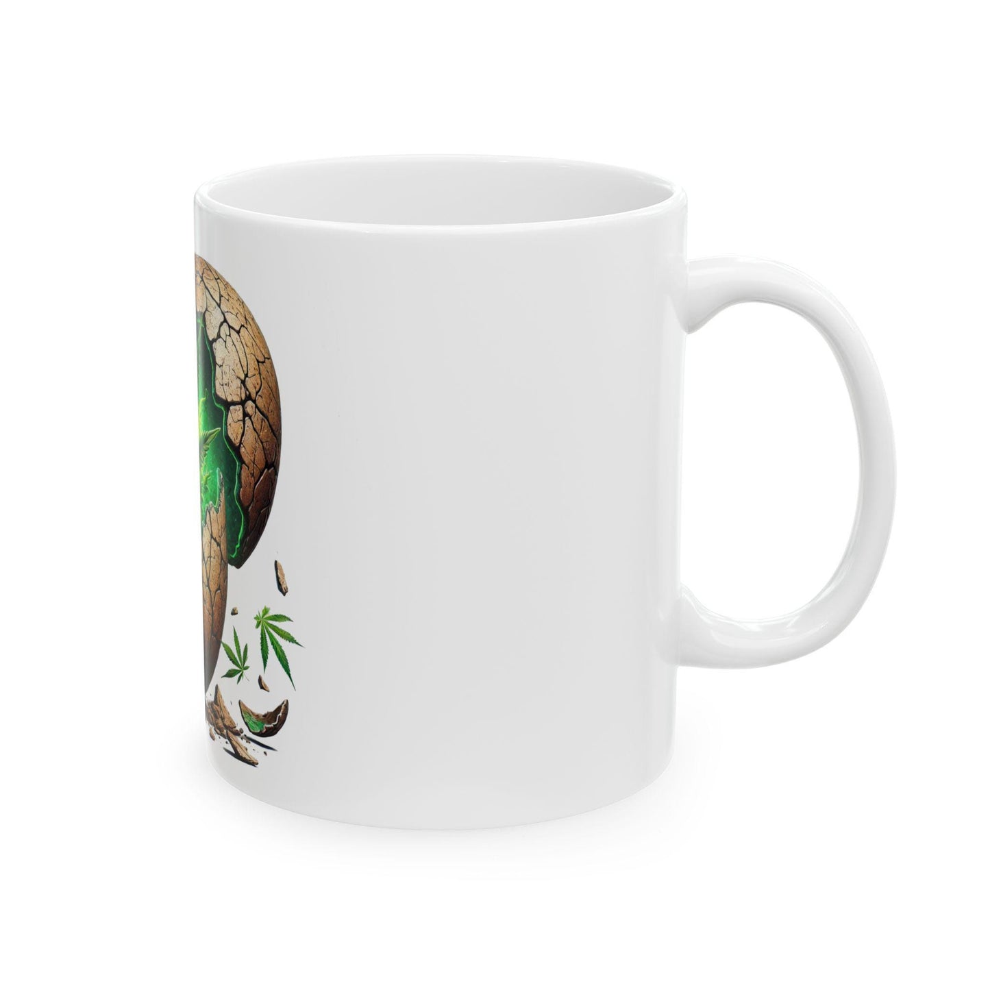 FOSSIL FUEL - (11oz) Weed Strain Themed Coffee Mugs - Perfect Gift for Stoners, Weed Mug for Cannabis Decor; Funny Wake & Bake Mug , 420 Mug