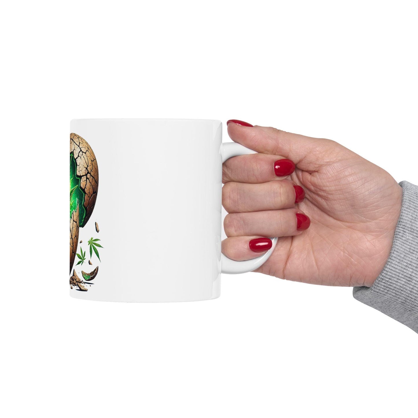 FOSSIL FUEL - (11oz) Weed Strain Themed Coffee Mugs - Perfect Gift for Stoners, Weed Mug for Cannabis Decor; Funny Wake & Bake Mug , 420 Mug