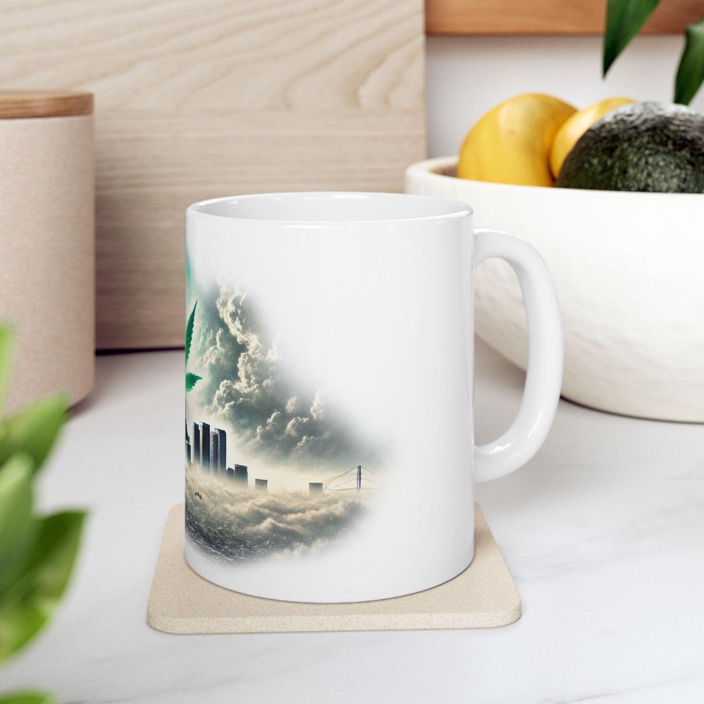 LA CONFIDENTIAL - (11oz) Weed Strain Themed Coffee Mugs - Perfect Gift for Stoners, Weed Mug for Cannabis Decor; Funny 420 Wake & Bake Mug