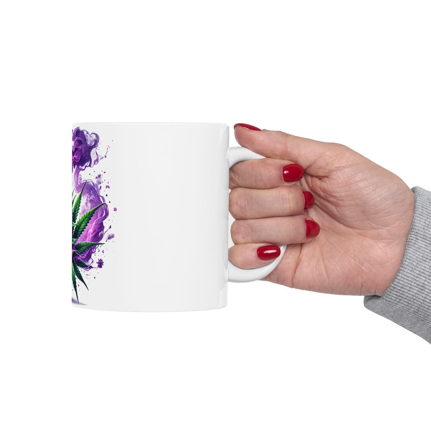MENDO BREATH - (11oz) Weed Strain Themed Coffee Mugs - Perfect Gift for Stoners, Weed Mug for Cannabis Decor; Funny 420 Wake & Bake Mug