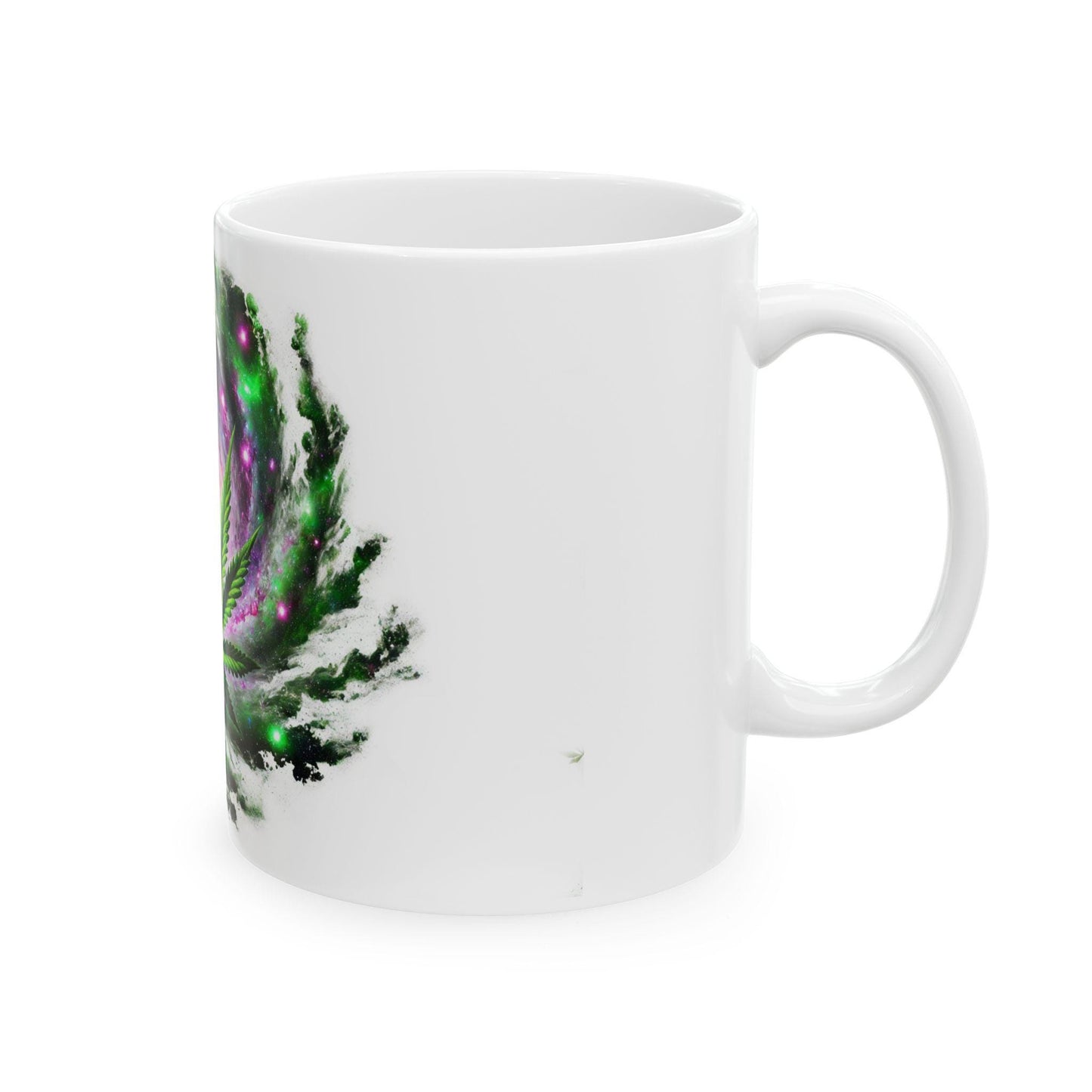 MILKY WAY - (11oz) Weed Strain Themed Coffee Mugs - Perfect Gift for Stoners, Weed Mug for Cannabis Decor; Funny 420 Wake & Bake Mug