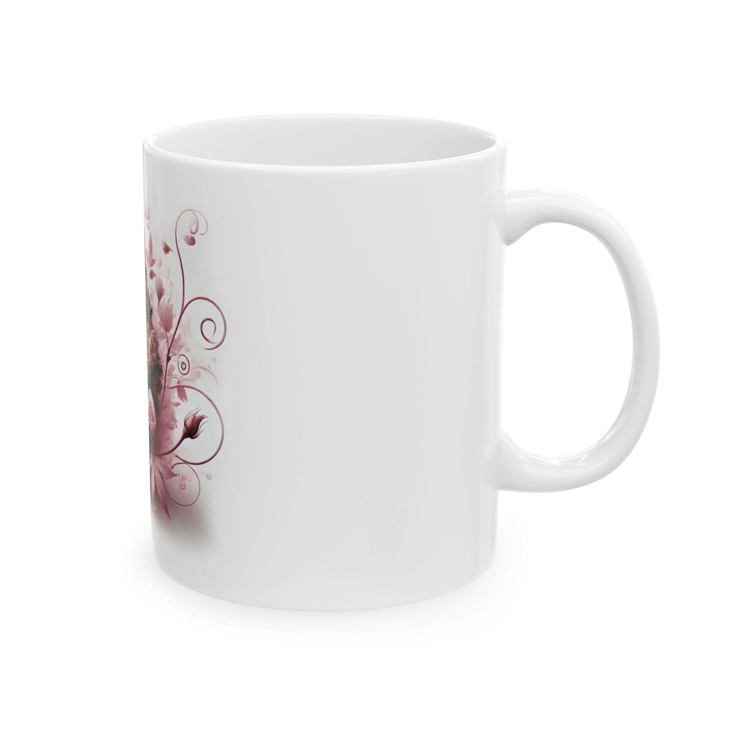 PINK ROZAY - (11oz) Weed Strain Themed Coffee Mugs - Perfect Gift for Stoners, Weed Mug for Cannabis Decor; Funny 420 Wake & Bake Mug