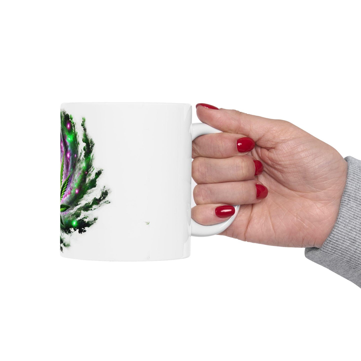 MILKY WAY - (11oz) Weed Strain Themed Coffee Mugs - Perfect Gift for Stoners, Weed Mug for Cannabis Decor; Funny 420 Wake & Bake Mug