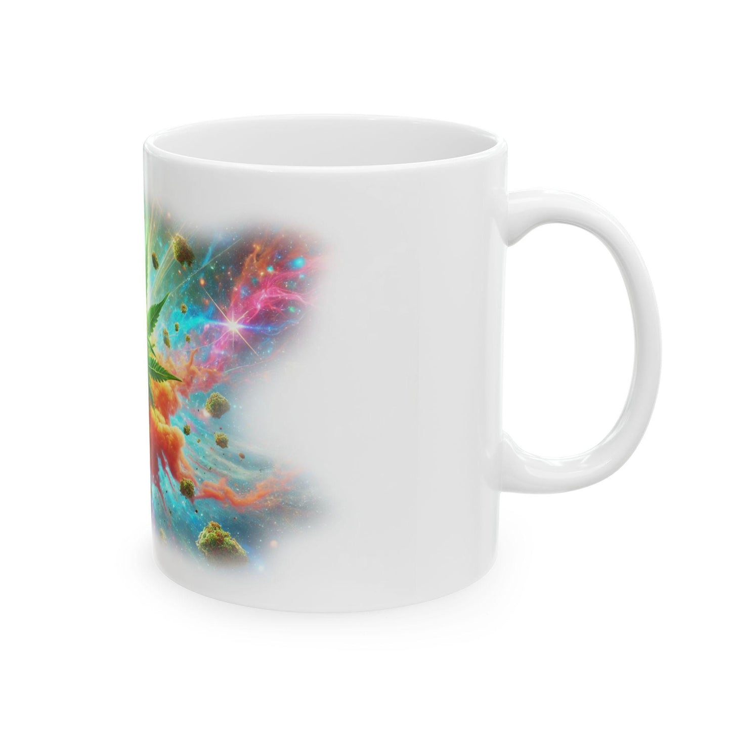 PULSAR PUNCH - (11oz) Weed Strain Themed Coffee Mugs - Perfect Gift for Stoners, Weed Mug for Cannabis Decor; Funny 420 Wake & Bake Mug