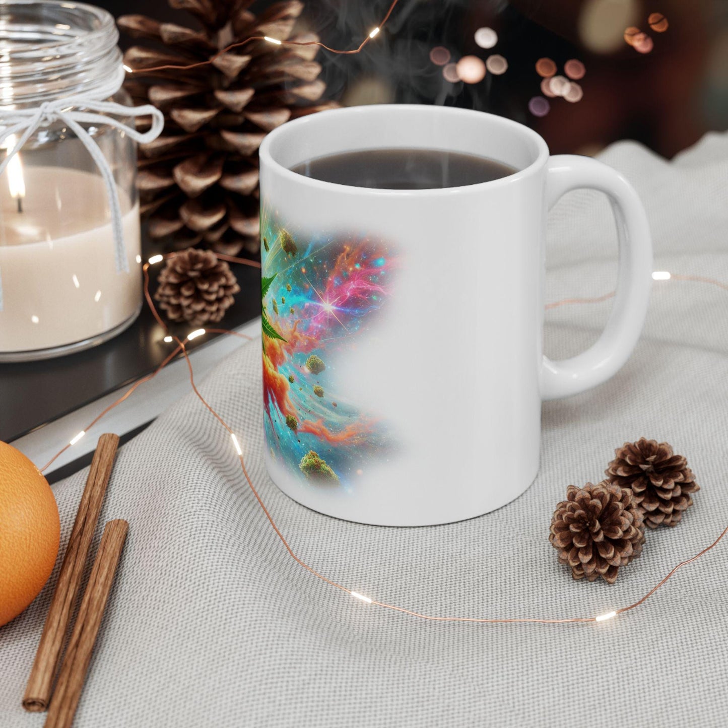 PULSAR PUNCH - (11oz) Weed Strain Themed Coffee Mugs - Perfect Gift for Stoners, Weed Mug for Cannabis Decor; Funny 420 Wake & Bake Mug