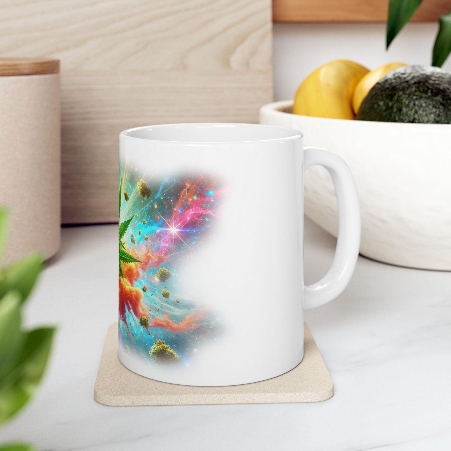 PULSAR PUNCH - (11oz) Weed Strain Themed Coffee Mugs - Perfect Gift for Stoners, Weed Mug for Cannabis Decor; Funny 420 Wake & Bake Mug