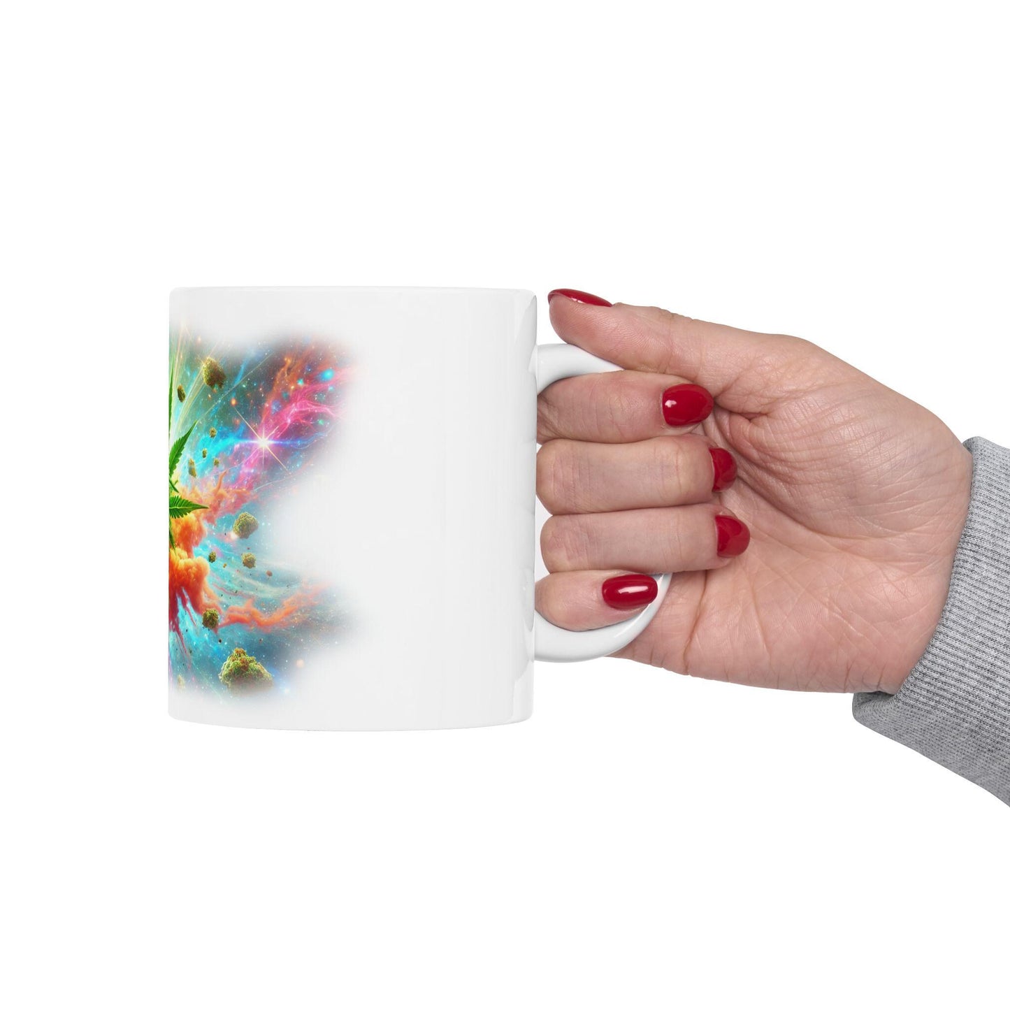 PULSAR PUNCH - (11oz) Weed Strain Themed Coffee Mugs - Perfect Gift for Stoners, Weed Mug for Cannabis Decor; Funny 420 Wake & Bake Mug