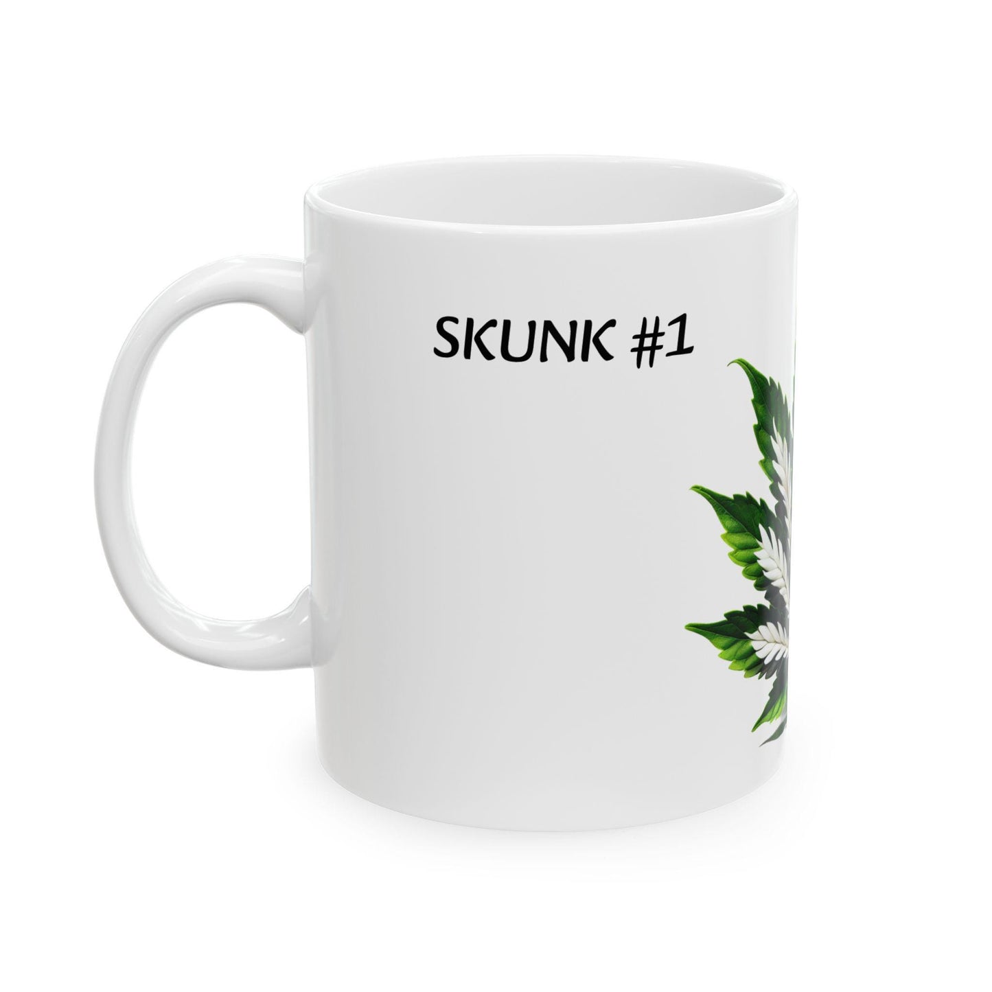 SKUNK - (11oz) Weed Strain Themed Coffee Mugs - Perfect Gift for Stoners, Weed Mug for Cannabis Decor; Funny Classic 420 Wake & Bake Mug