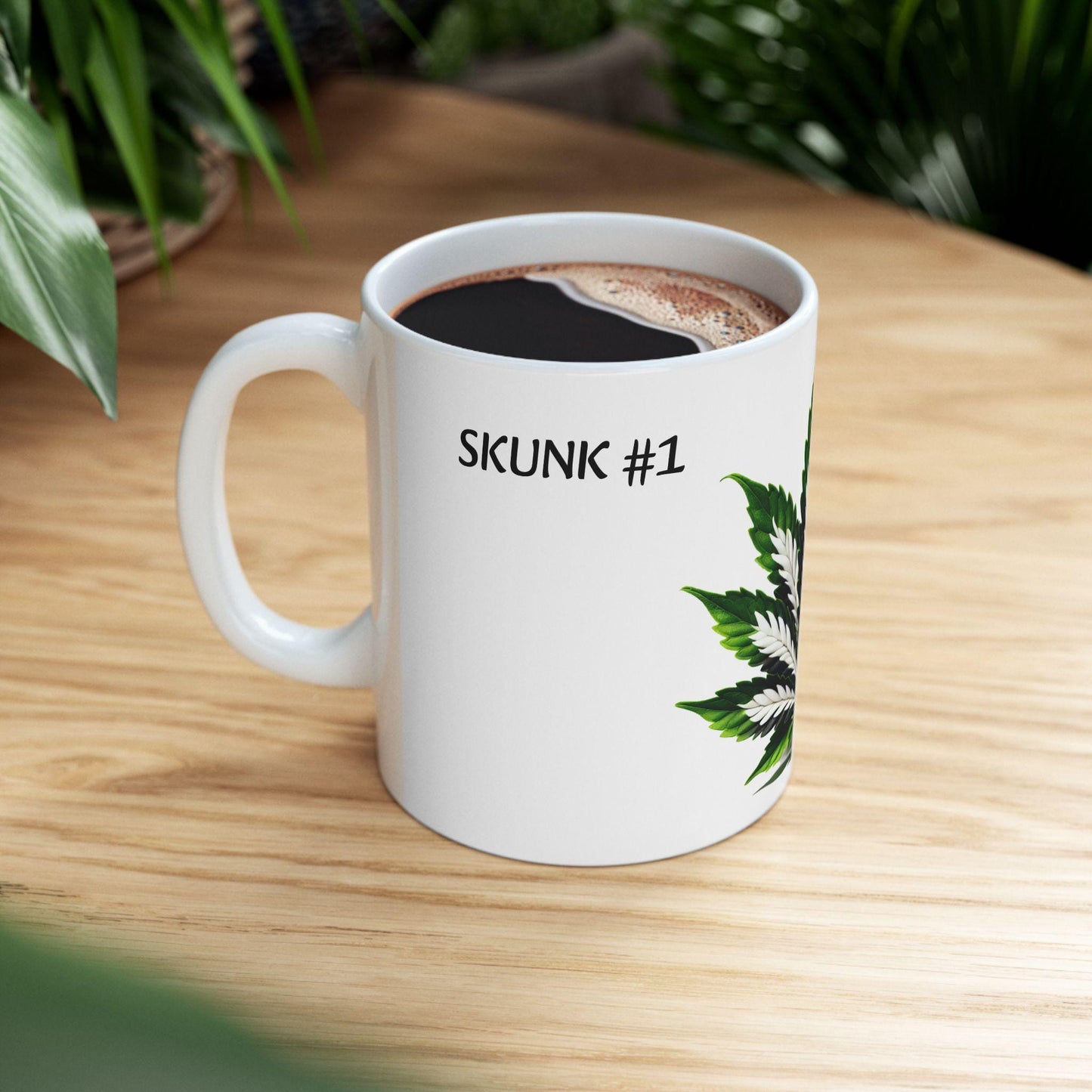 SKUNK - (11oz) Weed Strain Themed Coffee Mugs - Perfect Gift for Stoners, Weed Mug for Cannabis Decor; Funny Classic 420 Wake & Bake Mug