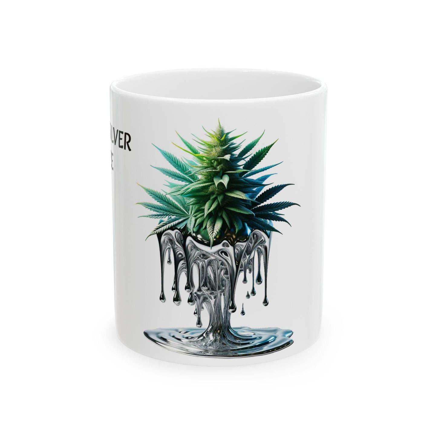 SUPER SILVER HAZE - (11oz) Weed Strain Themed Coffee Mugs - Perfect Gift for Stoners, Weed Mug for Cannabis Decor; 420 Wake & Bake Mug