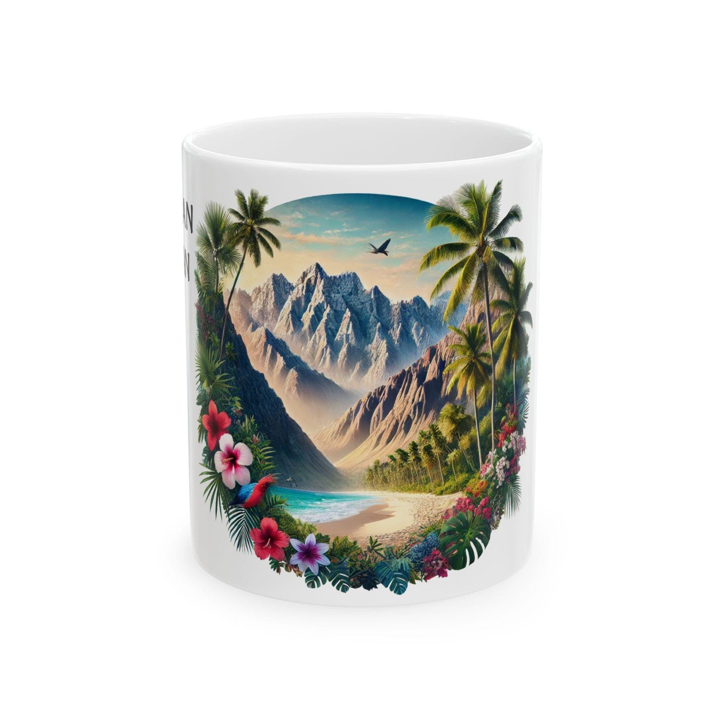 AFGHAN HAWAIIAN - (11oz) WEED Strain Themed Coffee Mugs - Perfect Gift for Smokers, Stoners/Smokers, Marijuana Lovers; Wake and Bake Mug