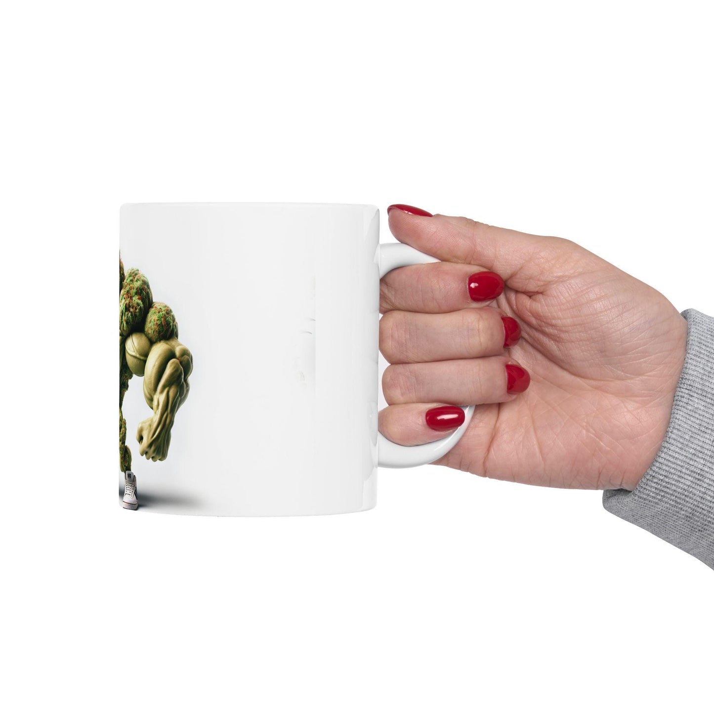 BRUCE BANNER - (11oz) Weed Strain Themed Coffee Mugs - Perfect Gift for Stoners/Smokers, Weed Mug for Cannabis Decor; Funny Wake & Bake Mug