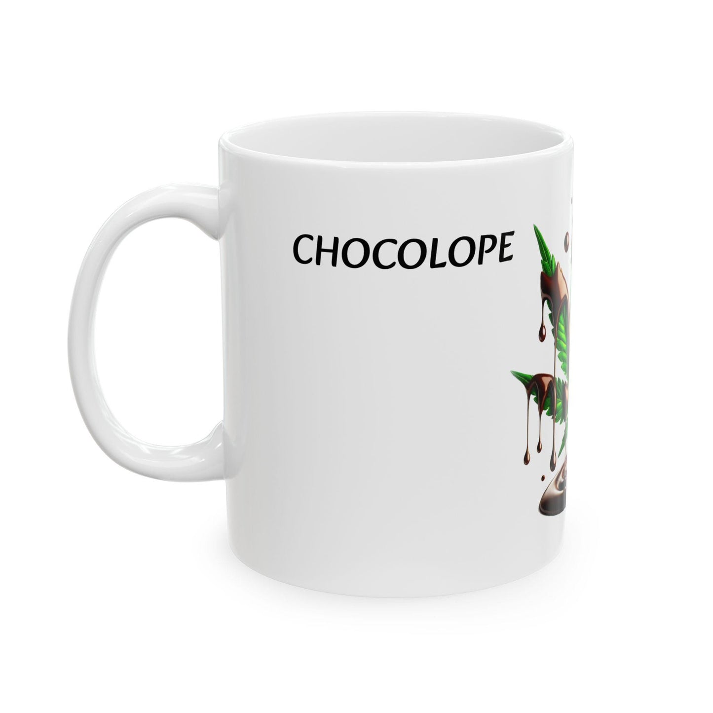 CHOCOLOPE - (11oz) Weed Strain Themed Coffee Mugs - Perfect Gift for Stoners/Smokers, Weed Mug for Cannabis Decor; Funny Wake & Bake Mug