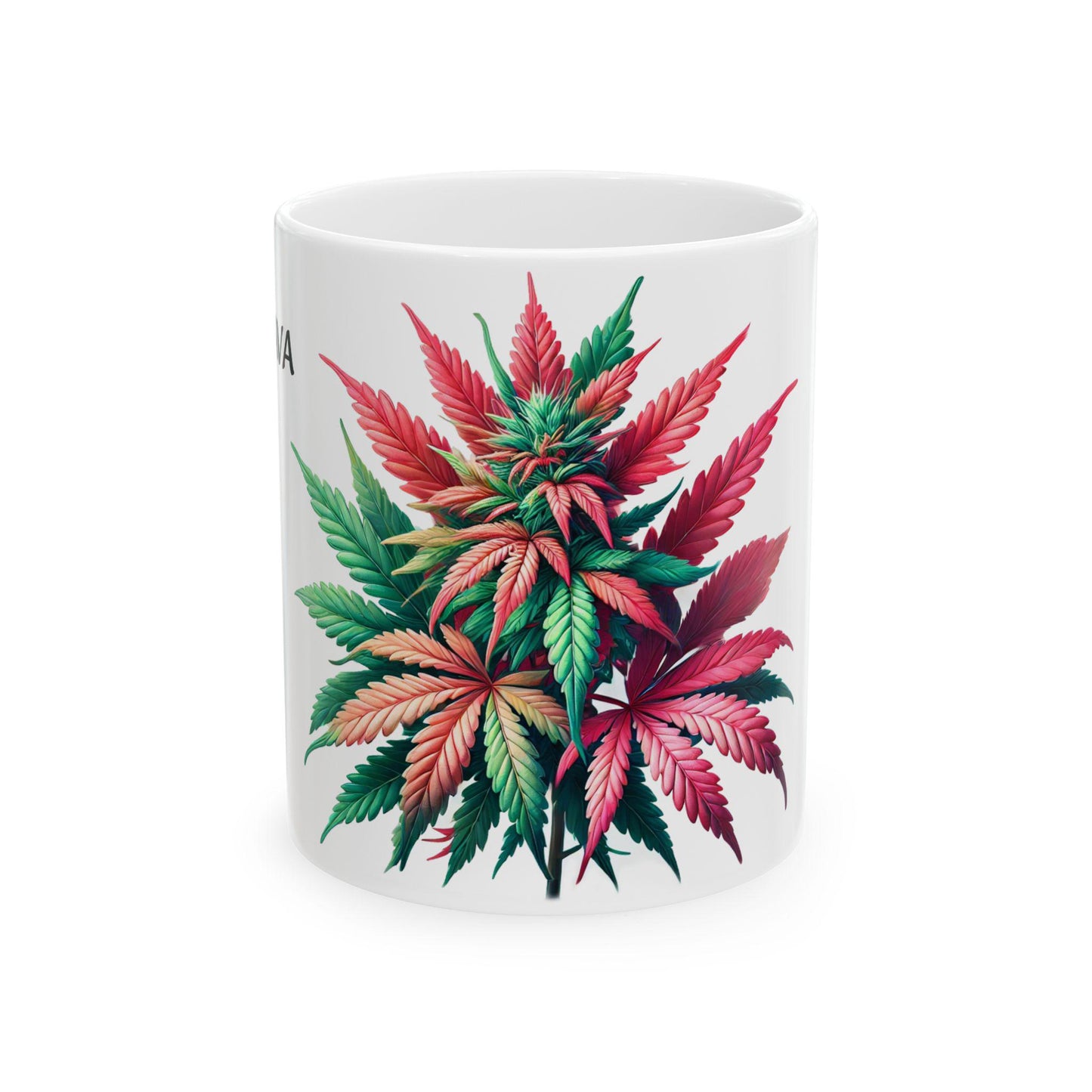GUAVA - (11oz) Weed Strain Themed Coffee Mugs - Perfect Gift for Stoners, Weed Mug for Cannabis Decor; Funny Wake & Bake Mug Classic 420 Mug