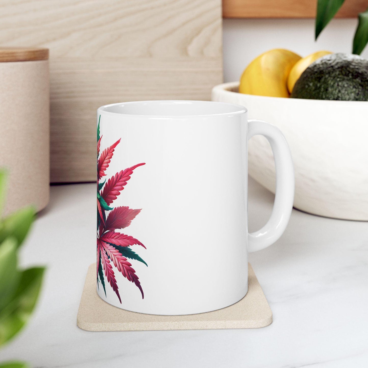 GUAVA - (11oz) Weed Strain Themed Coffee Mugs - Perfect Gift for Stoners, Weed Mug for Cannabis Decor; Funny Wake & Bake Mug Classic 420 Mug