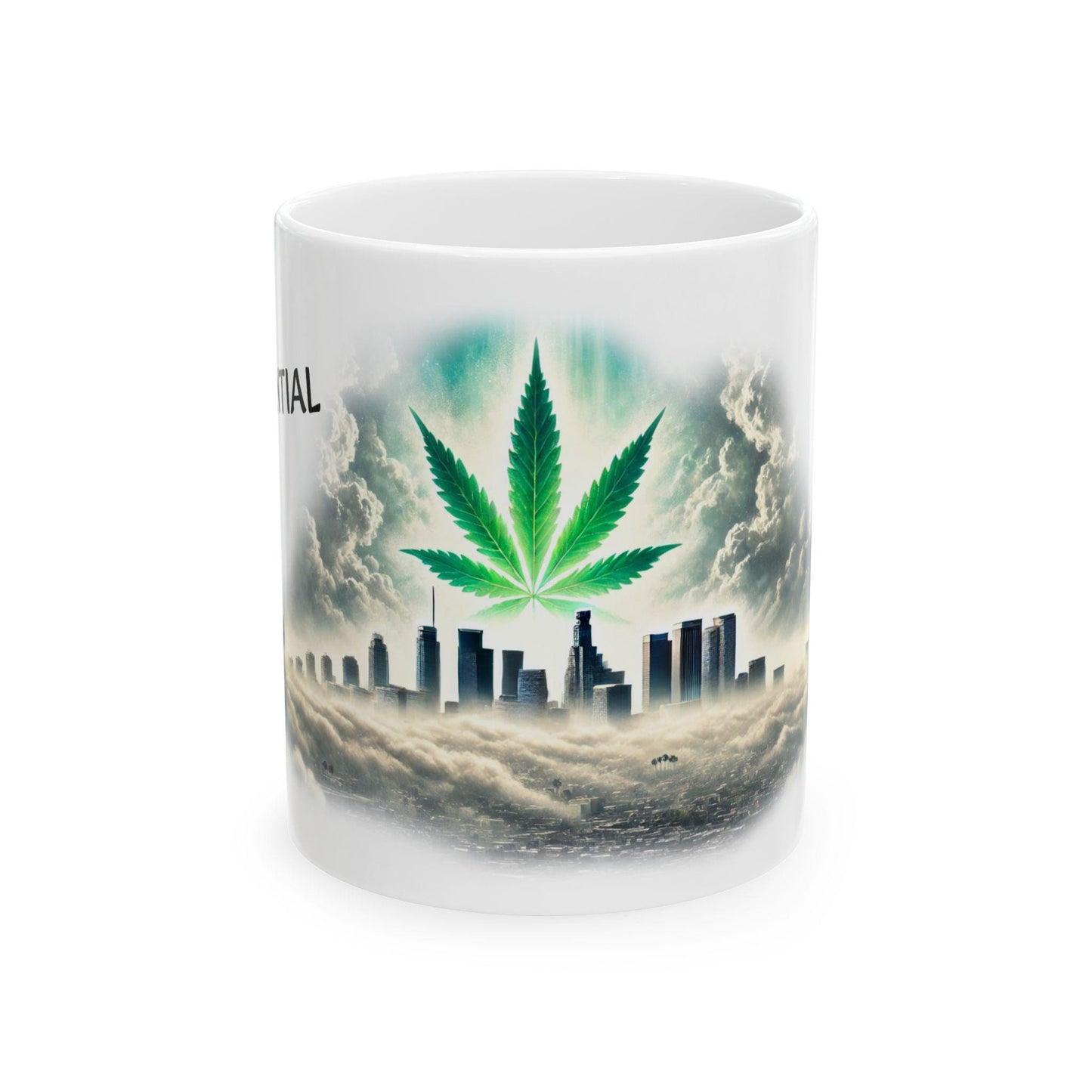 LA CONFIDENTIAL - (11oz) Weed Strain Themed Coffee Mugs - Perfect Gift for Stoners, Weed Mug for Cannabis Decor; Funny 420 Wake & Bake Mug
