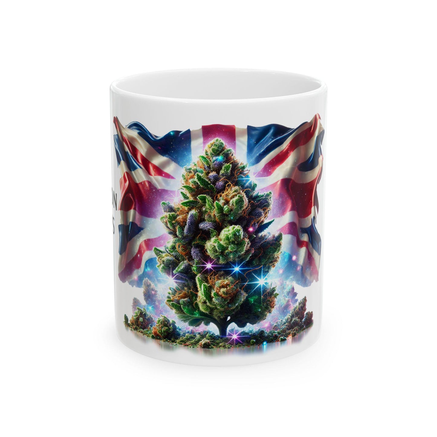 LONDON PURPS - (11oz) Weed Strain Themed Coffee Mugs - Perfect Gift for Stoners, Weed Mug for Cannabis Decor; Funny 420 Wake & Bake Mug