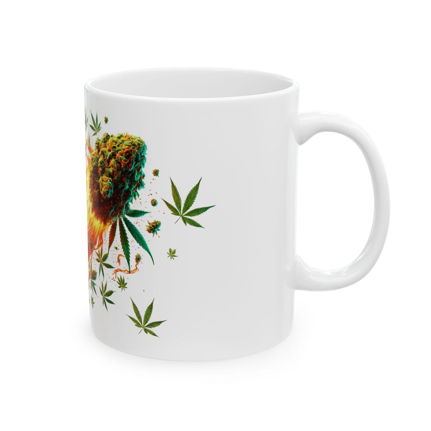MANGOS COMET - (11oz) Weed Strain Themed Coffee Mugs - Perfect Gift for Stoners, Weed Mug for Cannabis Decor; Funny 420 Wake & Bake Mug