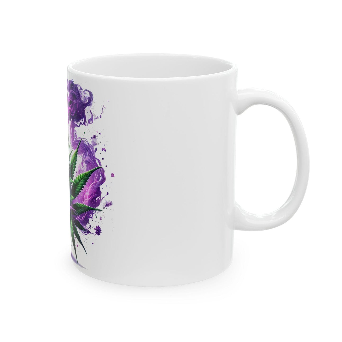 MENDO BREATH - (11oz) Weed Strain Themed Coffee Mugs - Perfect Gift for Stoners, Weed Mug for Cannabis Decor; Funny 420 Wake & Bake Mug