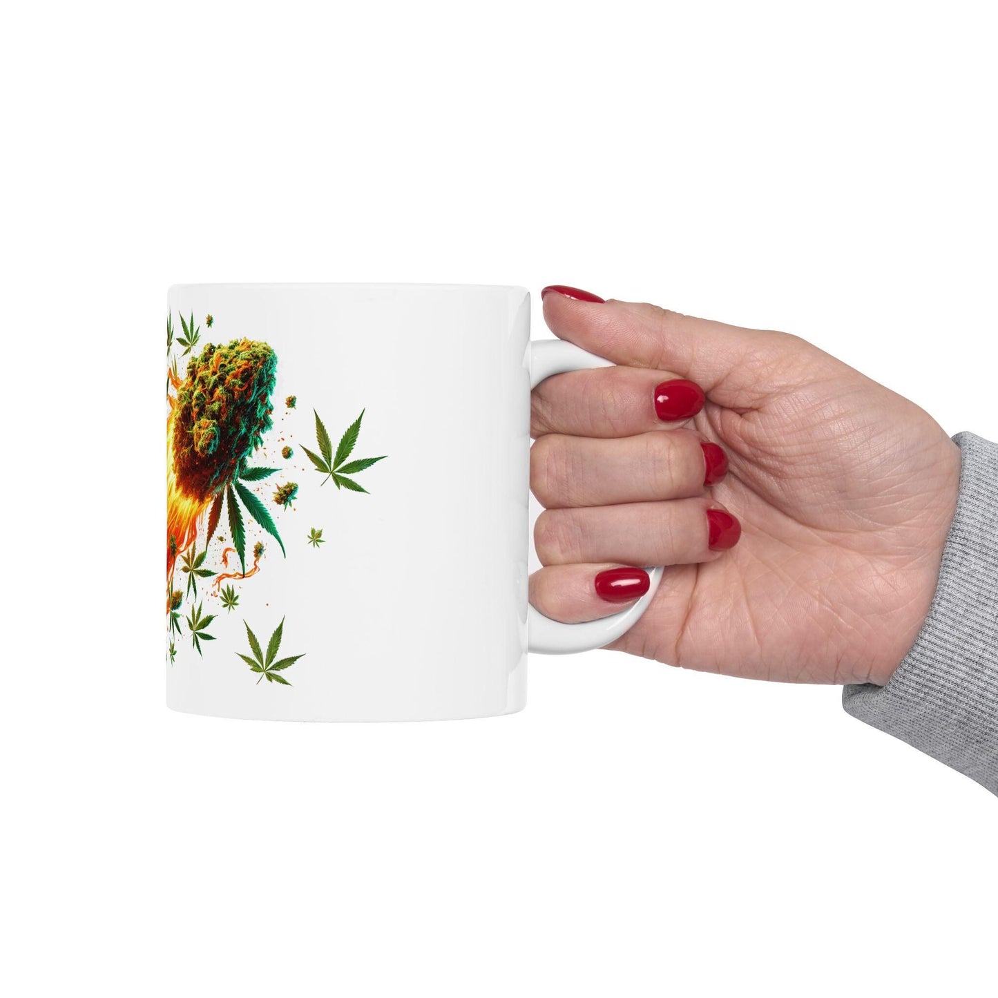 MANGOS COMET - (11oz) Weed Strain Themed Coffee Mugs - Perfect Gift for Stoners, Weed Mug for Cannabis Decor; Funny 420 Wake & Bake Mug