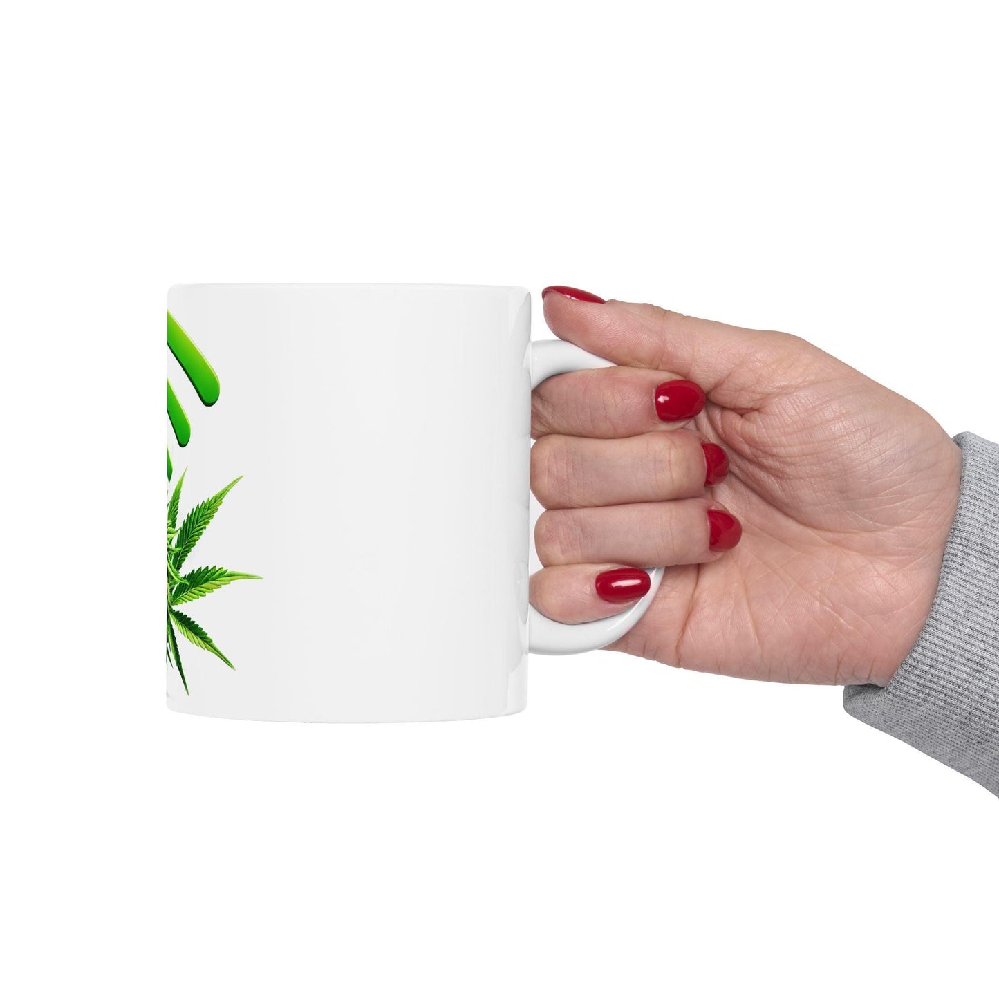 WIFI - (11oz) Weed Strain Themed Coffee Mugs - Perfect Gift for Stoners, Weed Mug for Cannabis Decor; Funny Classic 420 Wake & Bake Mug