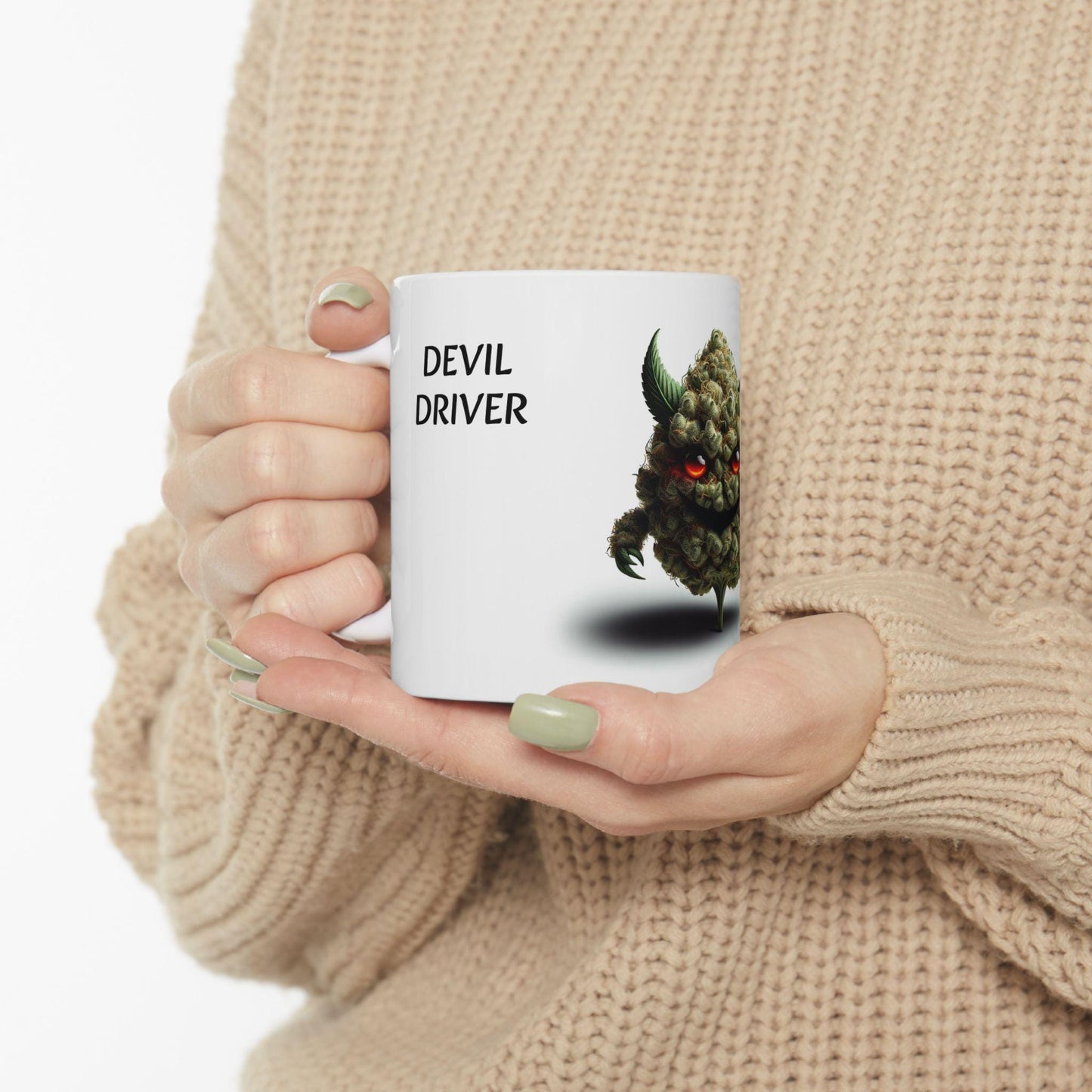 DEVIL'S DRIVER - WEED Strain Themed Coffee Mugs - Perfect Gift for Smokers, Stoners, Marijuana Lovers; Wake and Bake Essentials