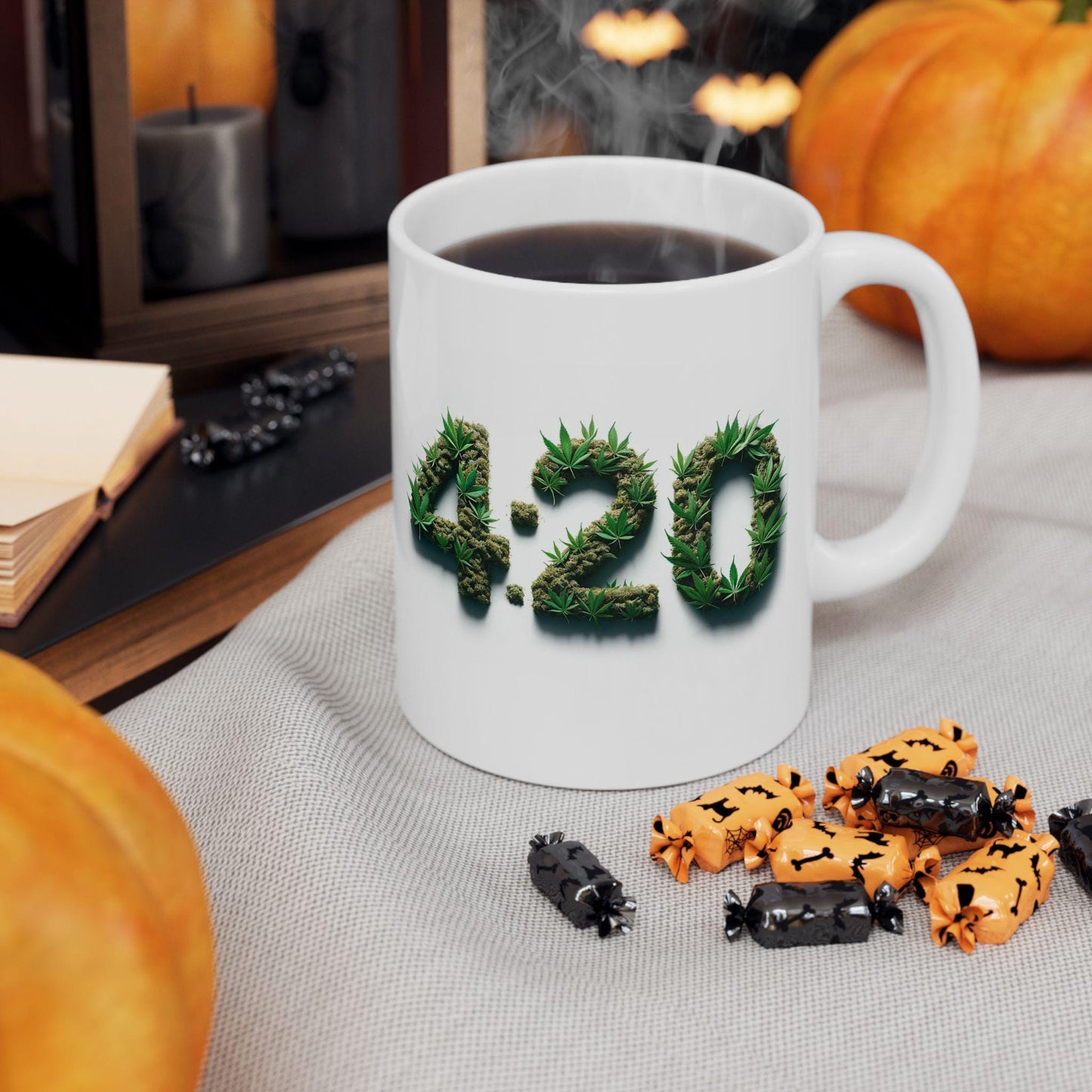 420 - WEED Themed Coffee Mugs, Marijuana Lovers, Perfect Gift for Smokers, Stoners - WEED GIFTS