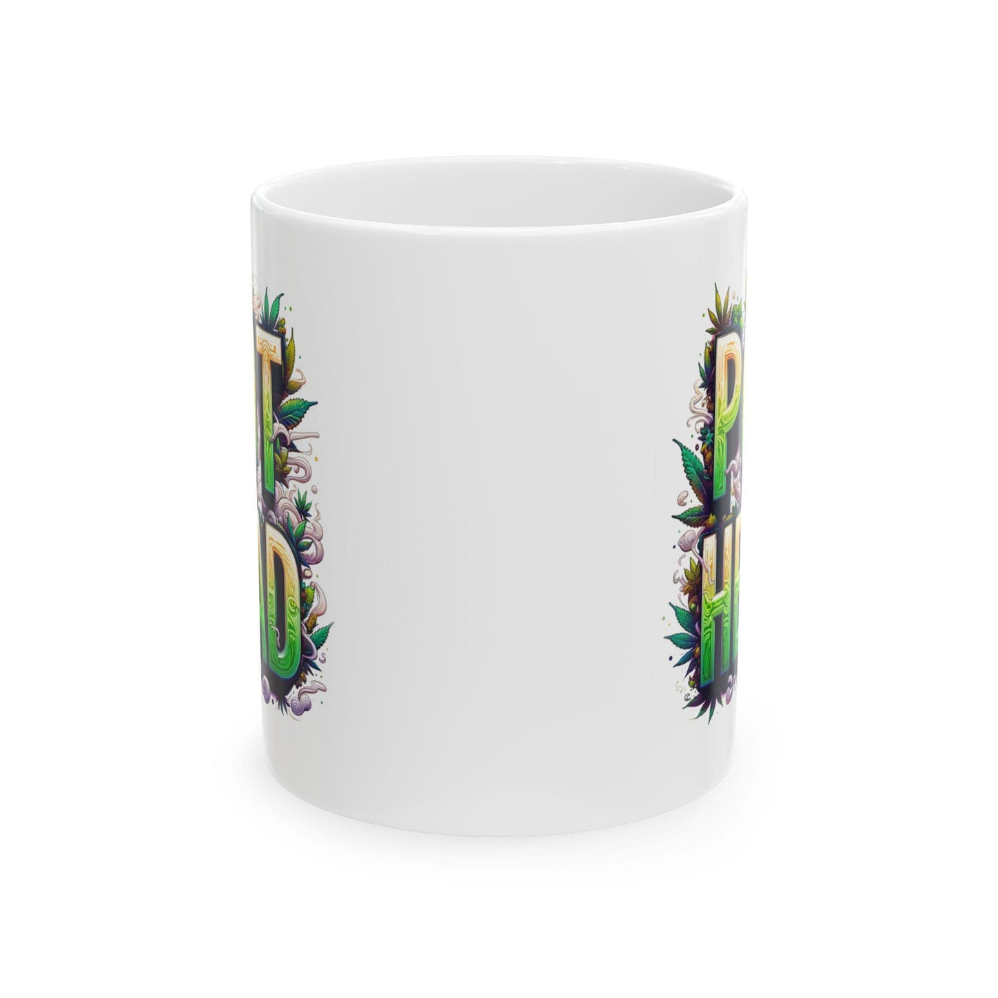 POT HEAD - Weed Themed Coffee Mugs, Marijuana Mugs; Cannabis Cup - Stoner Gifts for Pot Heads, Stoner Lifestyle