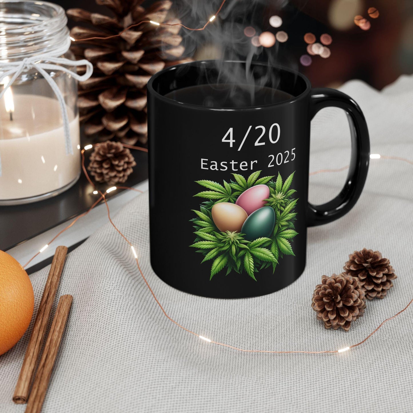 420 EASTER MUG - Weed Coffee Mug (11oz) - Easter Gift for Stoners, Weed Smokers, Growers; Wake & Bake / 420 Cannabis Mug / Easter Mug