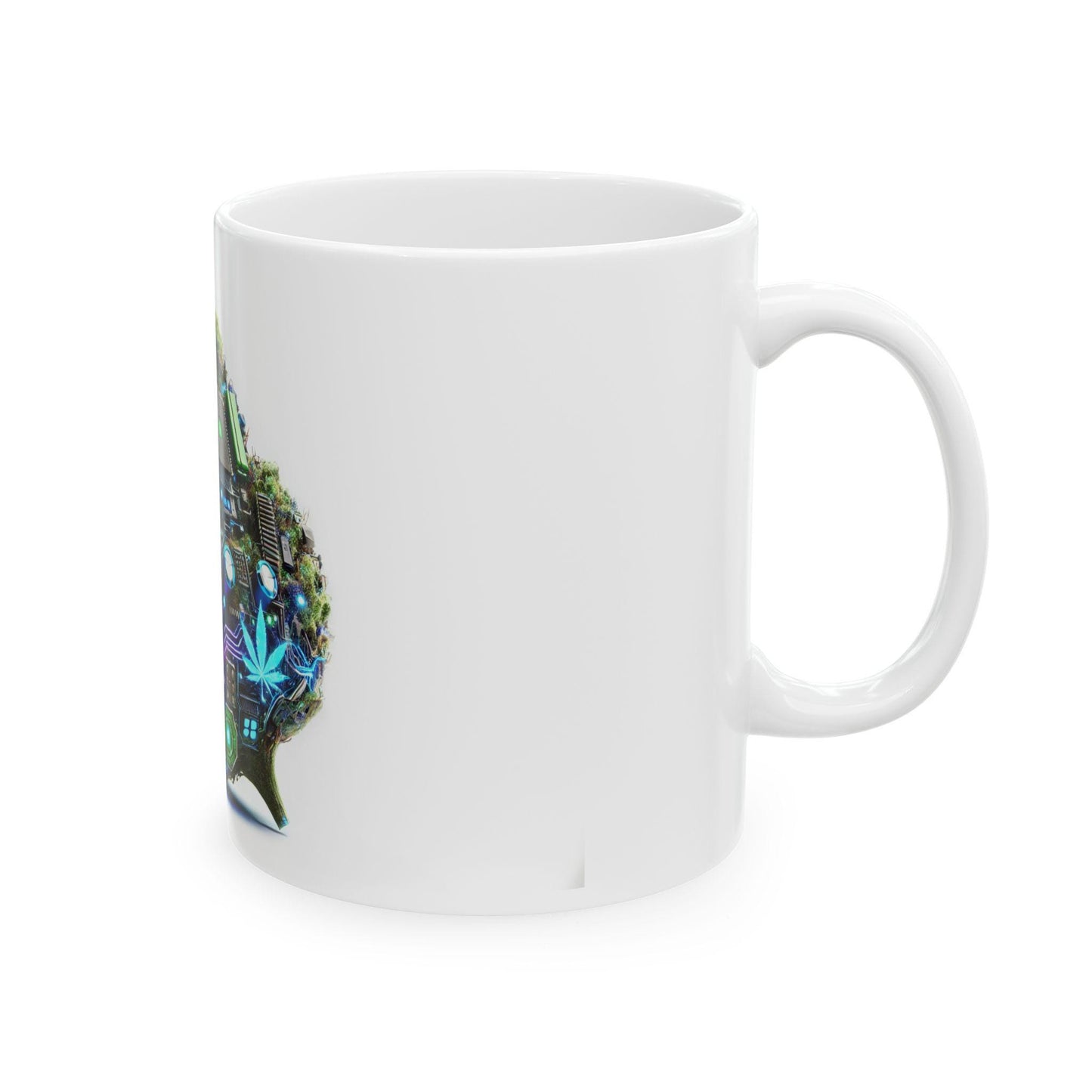 A.I. - (11oz) Weed Strain Coffee Mugs - Perfect Gift for Stoners, Weed Mug, Marijuana Lovers; Wake and Bake Essentials; Cannabis Decor AI