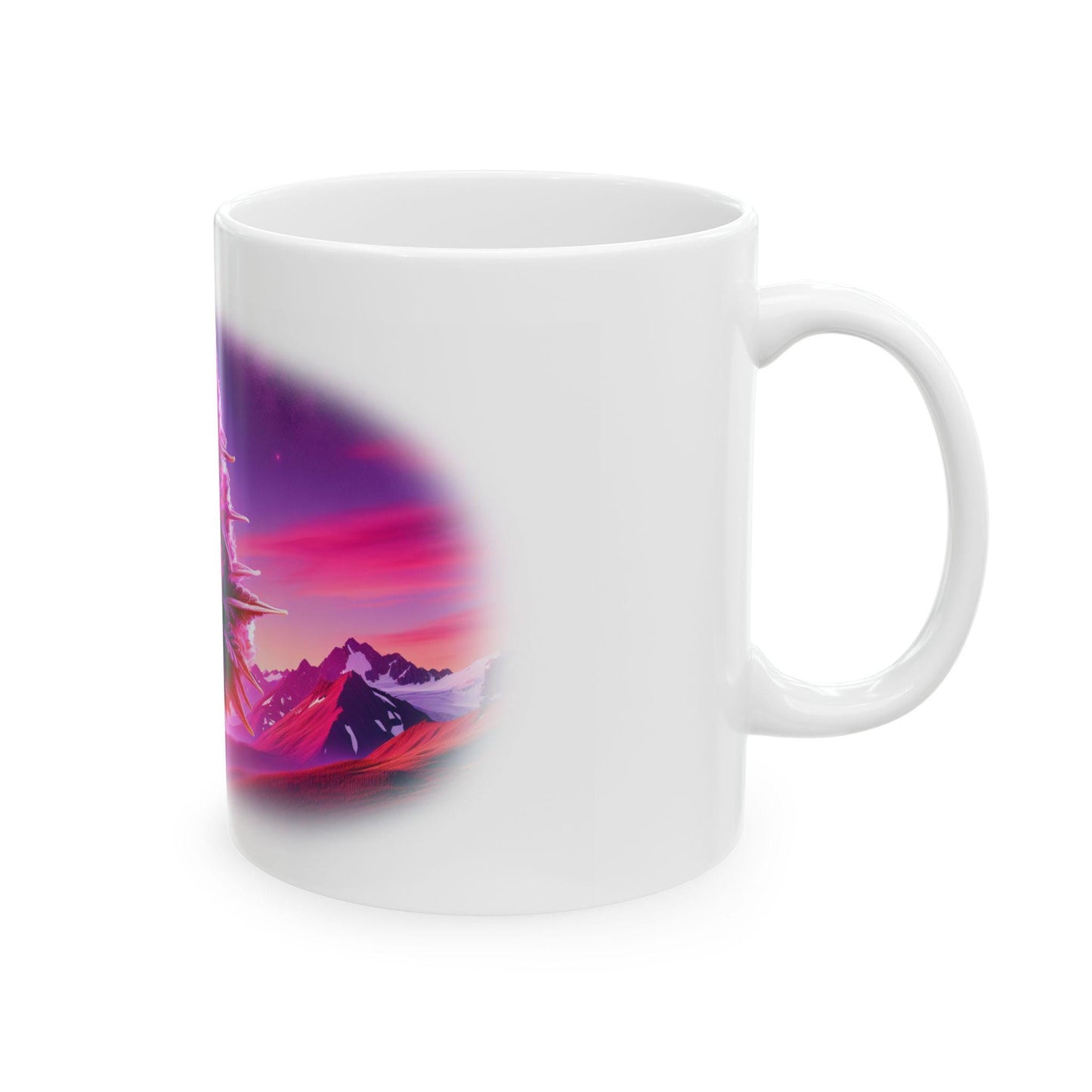 ALASKAN PURPLE - (11oz) Weed Strain Coffee Mugs - Perfect Gift for Stoners, Weed Mug, Marijuana Gift; Wake & Bake Essentials; Cannabis Decor
