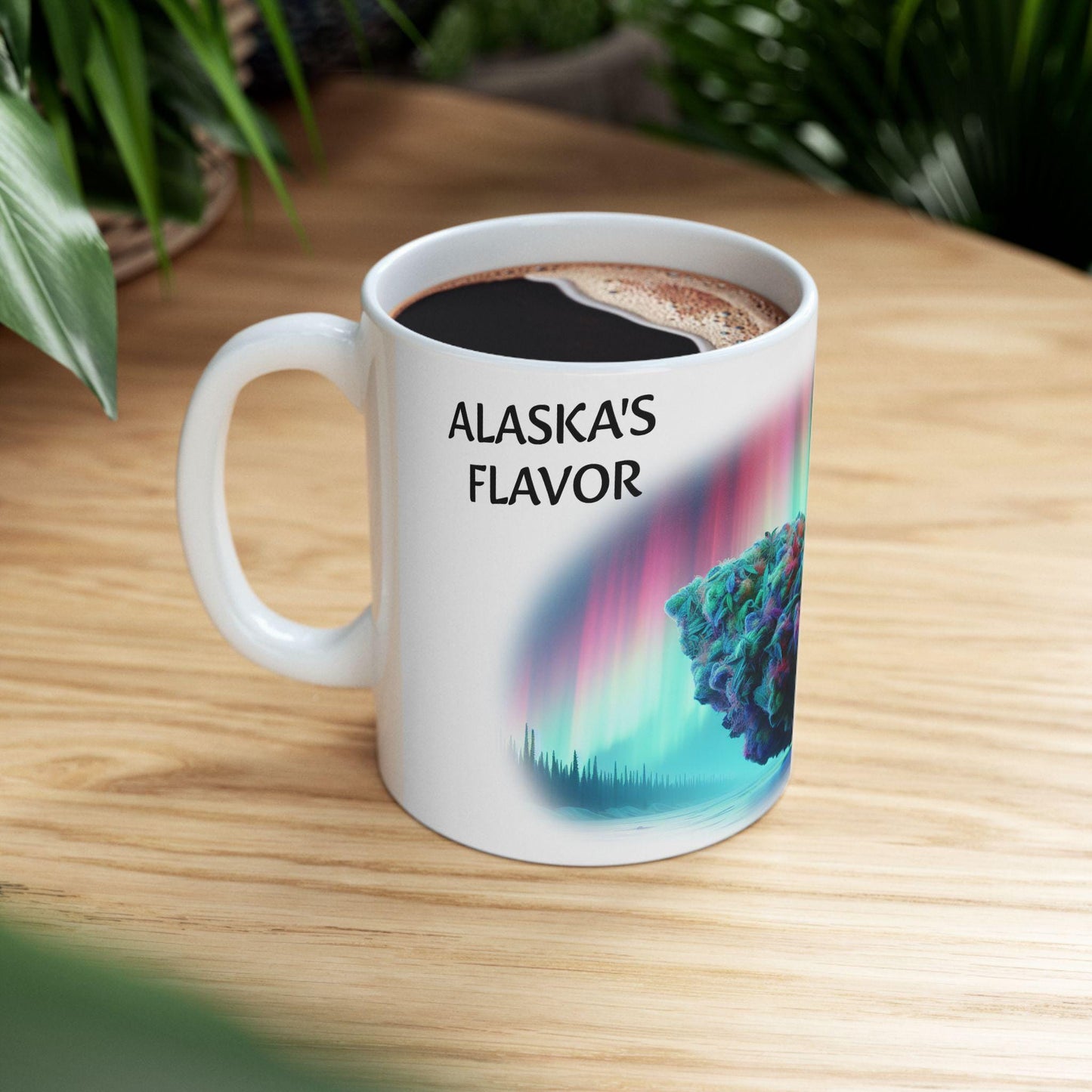ALASKAS FLAVOR - (11oz) Weed Strain Coffee Mugs - Perfect Gift for Stoners, Weed Mug, Marijuana Gift; Wake & Bake Essentials; Cannabis Decor