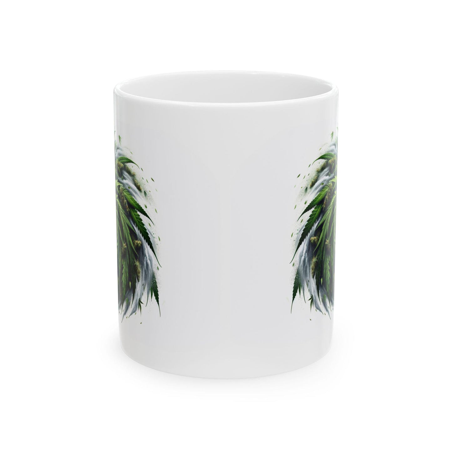 WEED Hurricane Mug - Marijuana Themed Coffee Mugs, Weed Graphic - Perfect Gift for Smokers, Weed Lovers, Stoners
