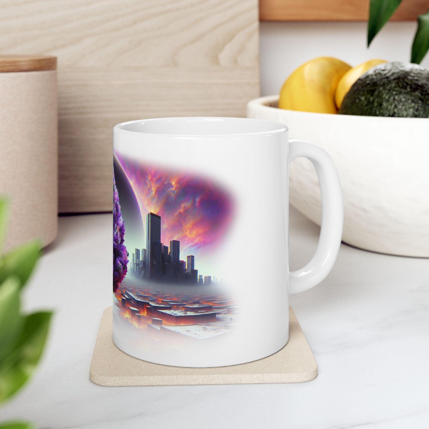 AYAHUASCA PURPLE - (11oz) Weed Strain Coffee Mugs - Perfect Stoner Gift, Weed Mug, Marijuana Gift; Wake and Bake Essentials; Cannabis Decor