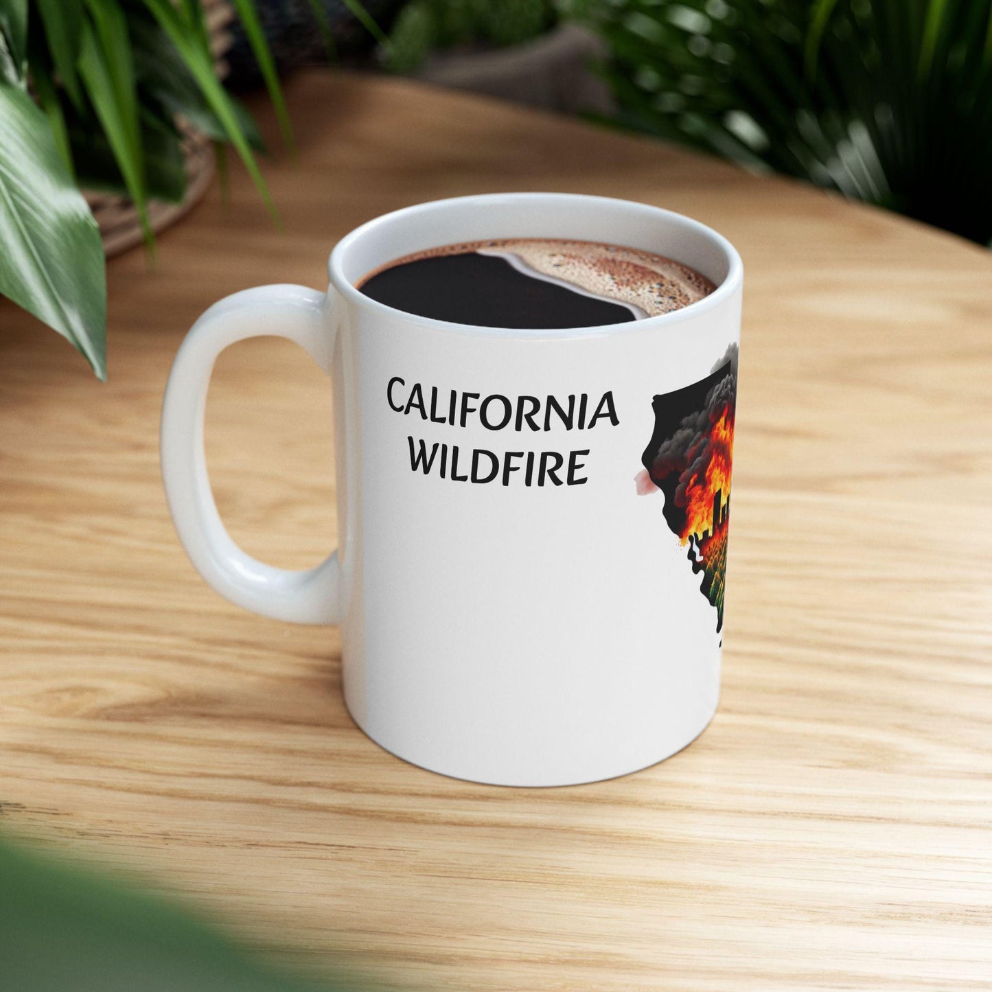 CALIFORNIA WILDFIRE - (11oz) Weed Strain Coffee Mugs - Perfect Stoner Gift, Weed Mug, Marijuana Gift; Wake & Bake Essentials; Cannabis Decor