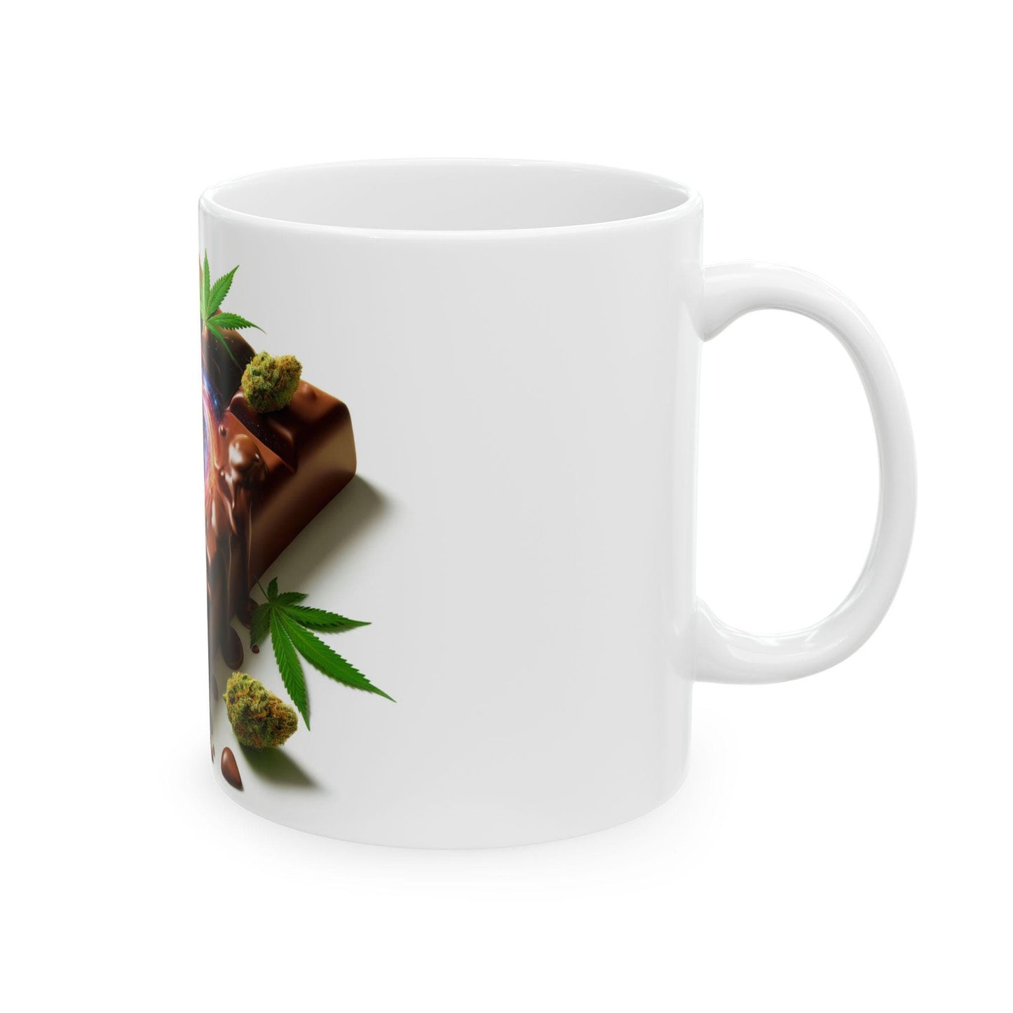 CHOCOLATE TRIP - (11oz) Weed Strain Coffee Mugs - Perfect Gift for Stoners, Weed Mug, Marijuana Gift; Wake & Bake Essentials; Cannabis Decor