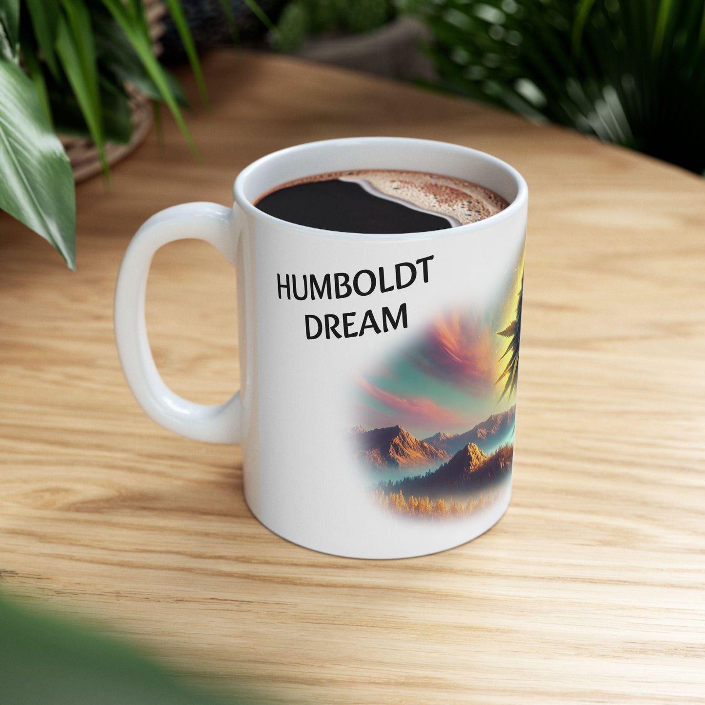 HUMBOLDT DREAM - (11oz) Weed Strain Coffee Mugs - Perfect Gift for Stoners, Weed Mug, Marijuana Gift; Wake & Bake Essentials; Cannabis Decor