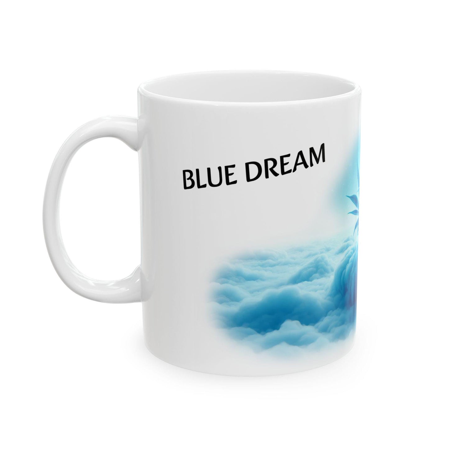 BLUE DREAM - (11oz) Weed Strain Coffee Mugs - Perfect Gift for Stoners, Weed Mug, Marijuana Gift; Wake and Bake Essentials; Cannabis Decor