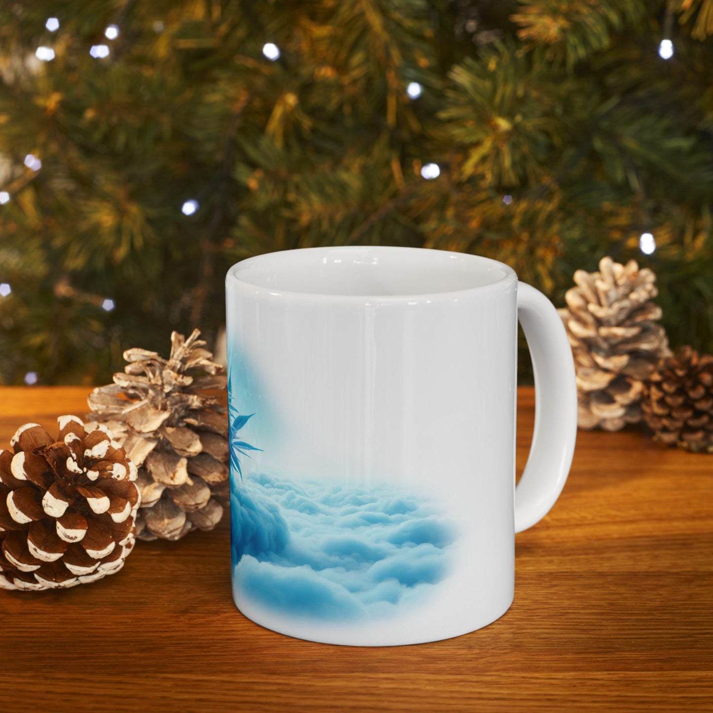 BLUE DREAM - (11oz) Weed Strain Coffee Mugs - Perfect Gift for Stoners, Weed Mug, Marijuana Gift; Wake and Bake Essentials; Cannabis Decor