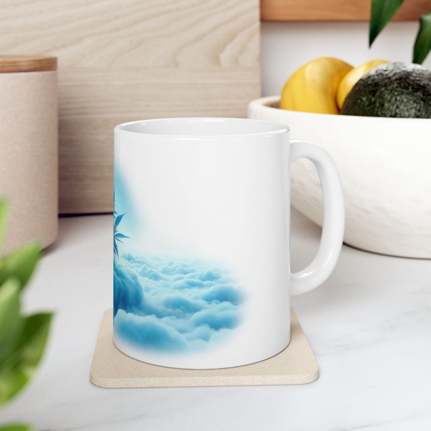 BLUE DREAM - (11oz) Weed Strain Coffee Mugs - Perfect Gift for Stoners, Weed Mug, Marijuana Gift; Wake and Bake Essentials; Cannabis Decor