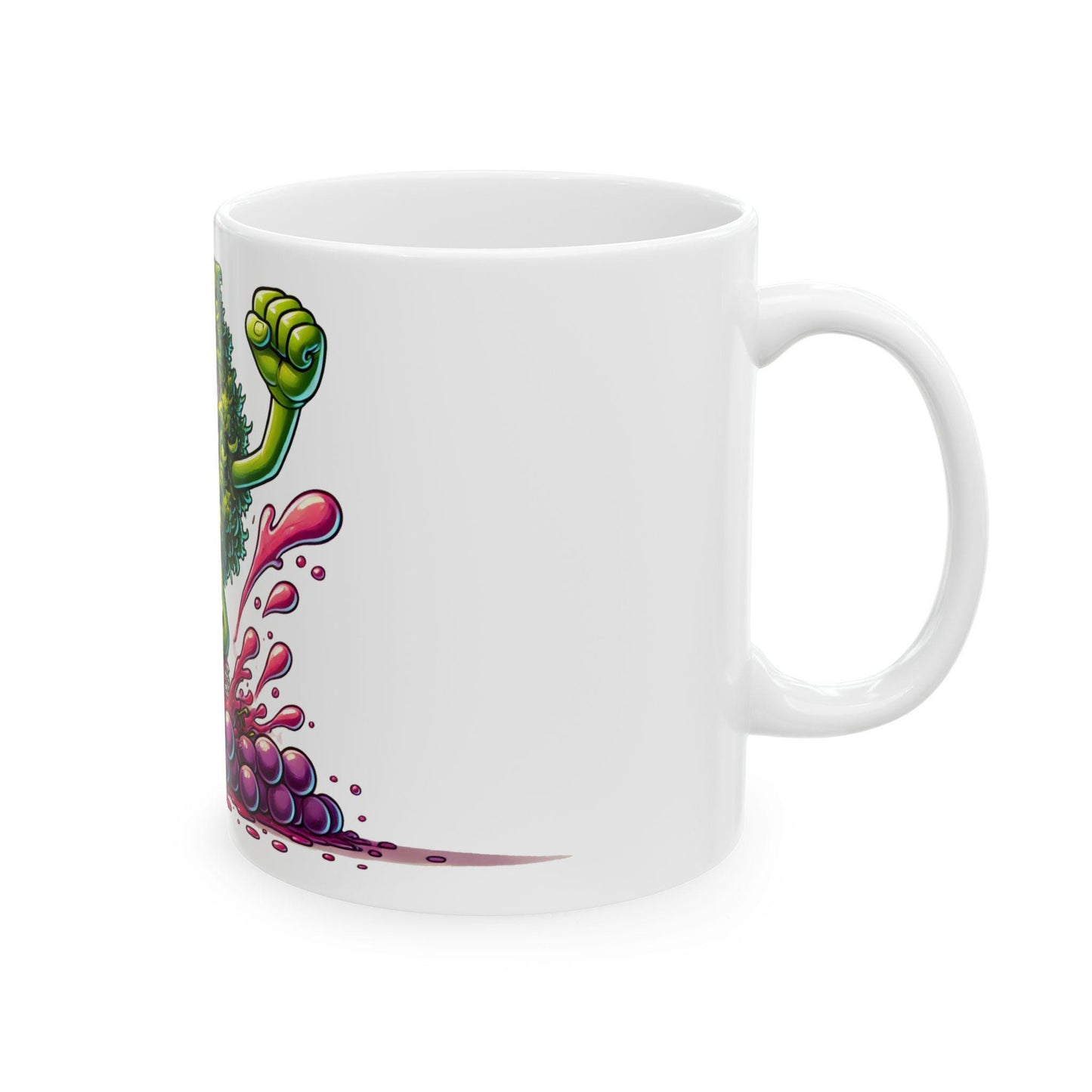 GRAPE STOMPER - (11oz) Weed Strain Coffee Mugs - Perfect Gift for Stoners, Weed Mug, Marijuana Gift; Wake & Bake Essentials; Cannabis Decor