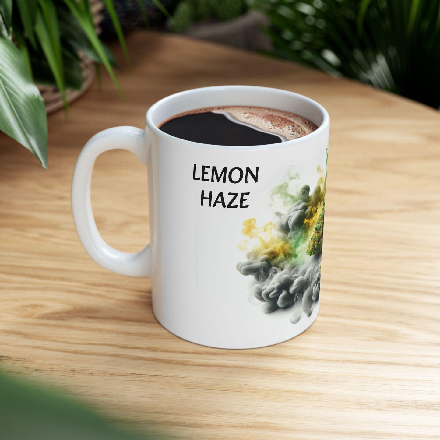 LEMON HAZE - (11oz) Weed Strain Coffee Mugs - Perfect Gift for Stoners, Weed Mug, Marijuana Gift; Wake and Bake Essentials; Cannabis Decor
