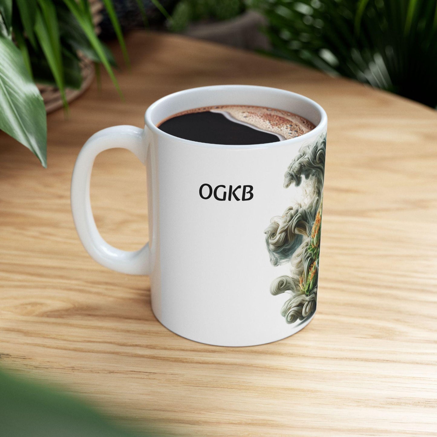 OGKB - (11oz) Weed Strain Coffee Mugs - Perfect Gift for Stoners, Weed Mug, Marijuana Gift; Wake and Bake Essentials; Cannabis Decor